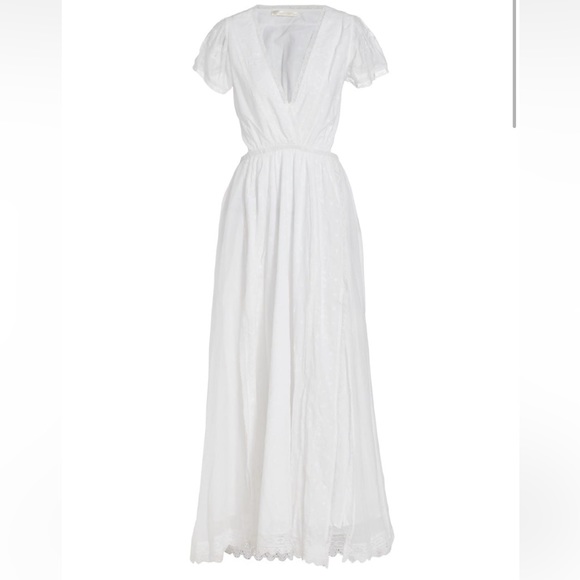 Love Shack Fancy Vania Maxi Dress White - Picture 7 of 11